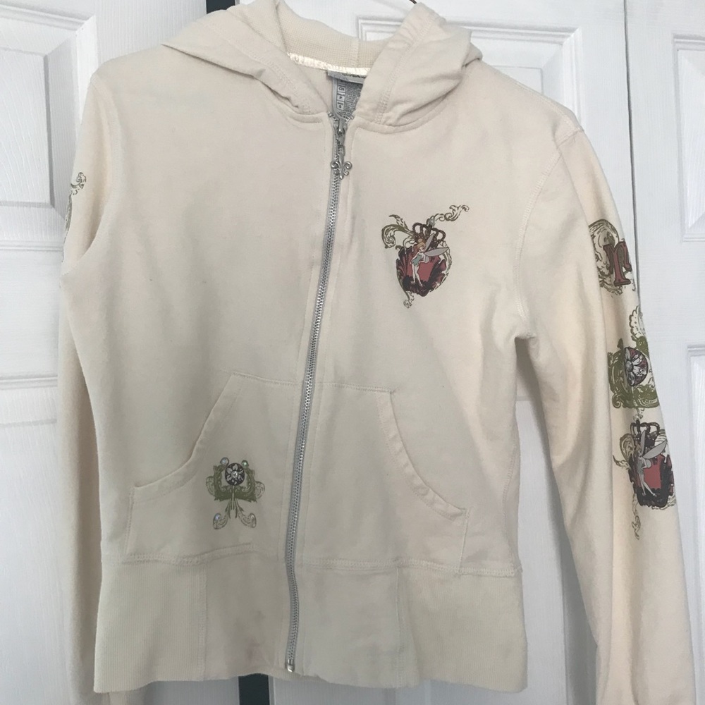 Authentic Tinkerbell zip up hoody